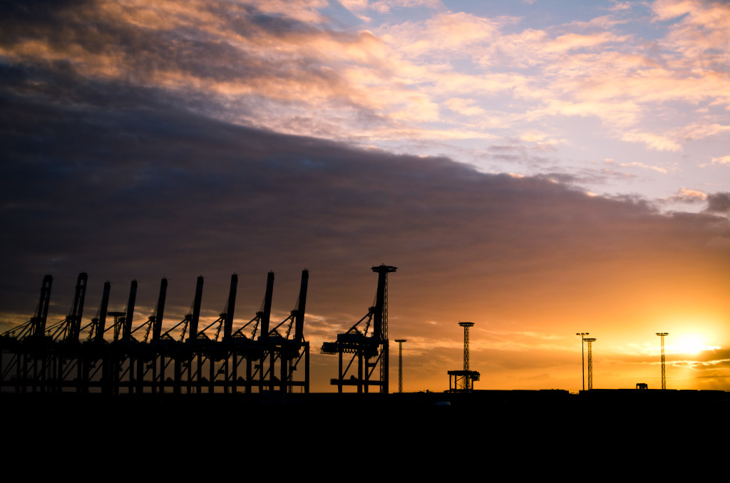 9+1 Bremerhaven Sunset Sonnenuntergang Harbour Hafen Sky Himmel