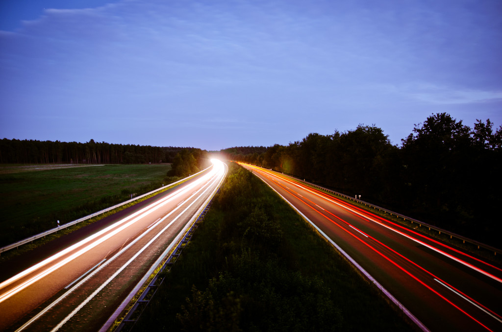 Autobahn Time exposure Langzeitbelichtung Car Auto