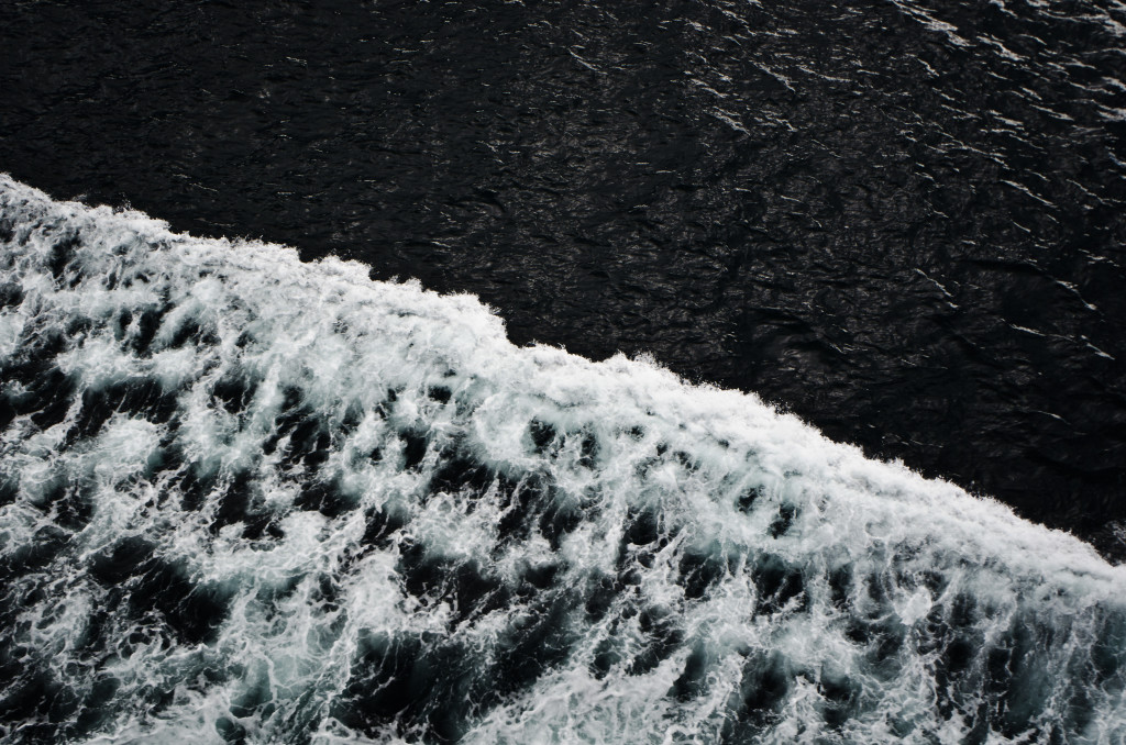Black waters RV Polarstern Fram Strait Arctic Arktis Sea Meer