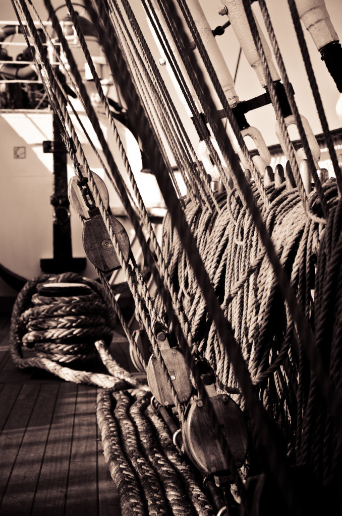 Everything in its place Training Ship Kruzenshtern Schulschiff Schiff