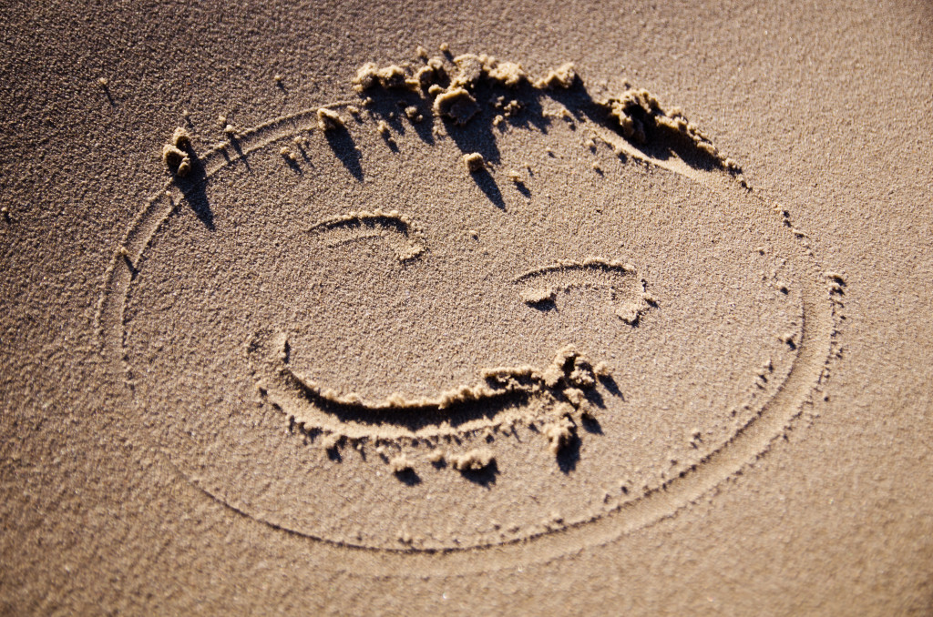 Keep smilin Rømø Beach Strand Sand