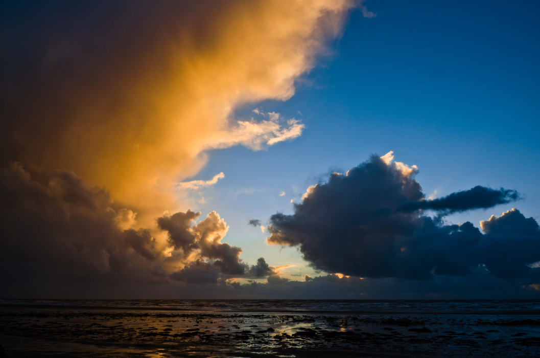 Sky and Sand Rømø Sunset Sonnenuntergang Sea Meer Sky Himmel