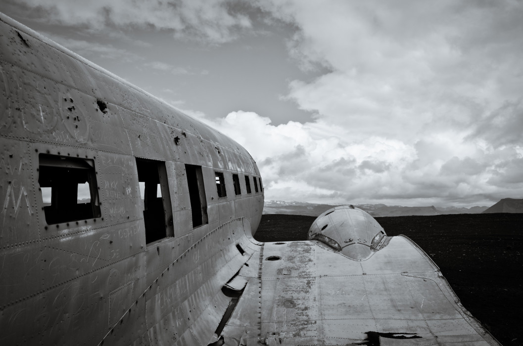Something is missing DC-3 Plane Wreck Iceland Island