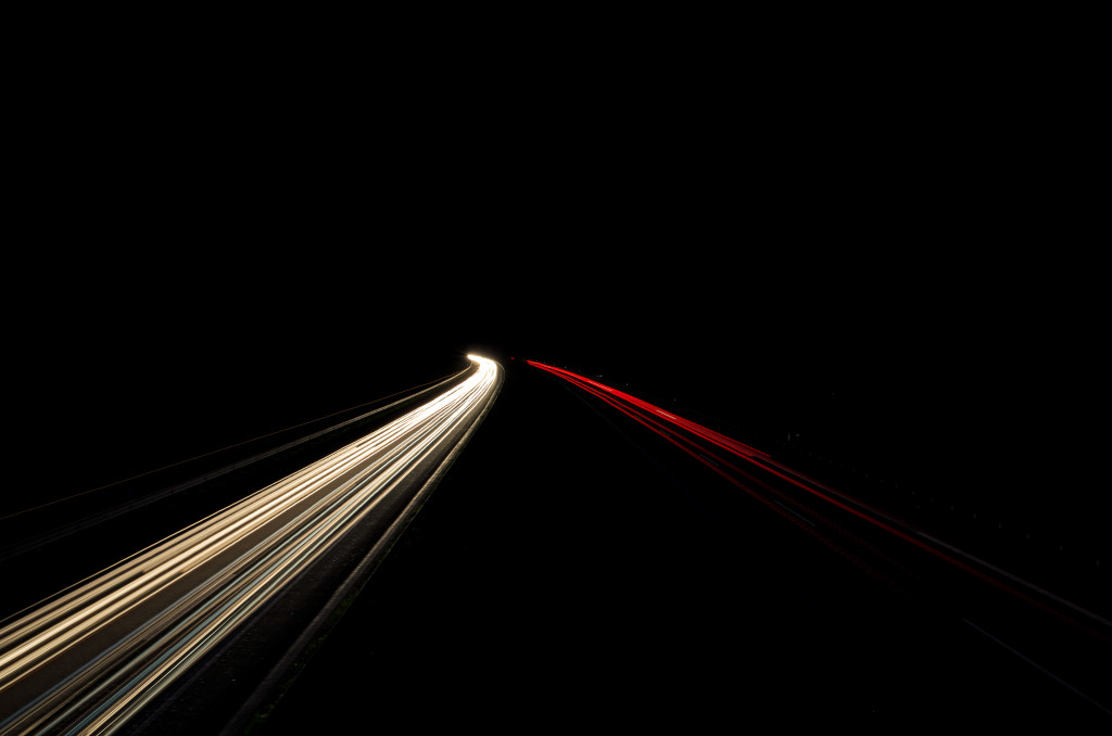 Tracer Autobahn Night Nacht Time exposure Langzeitbelichtung Car Auto