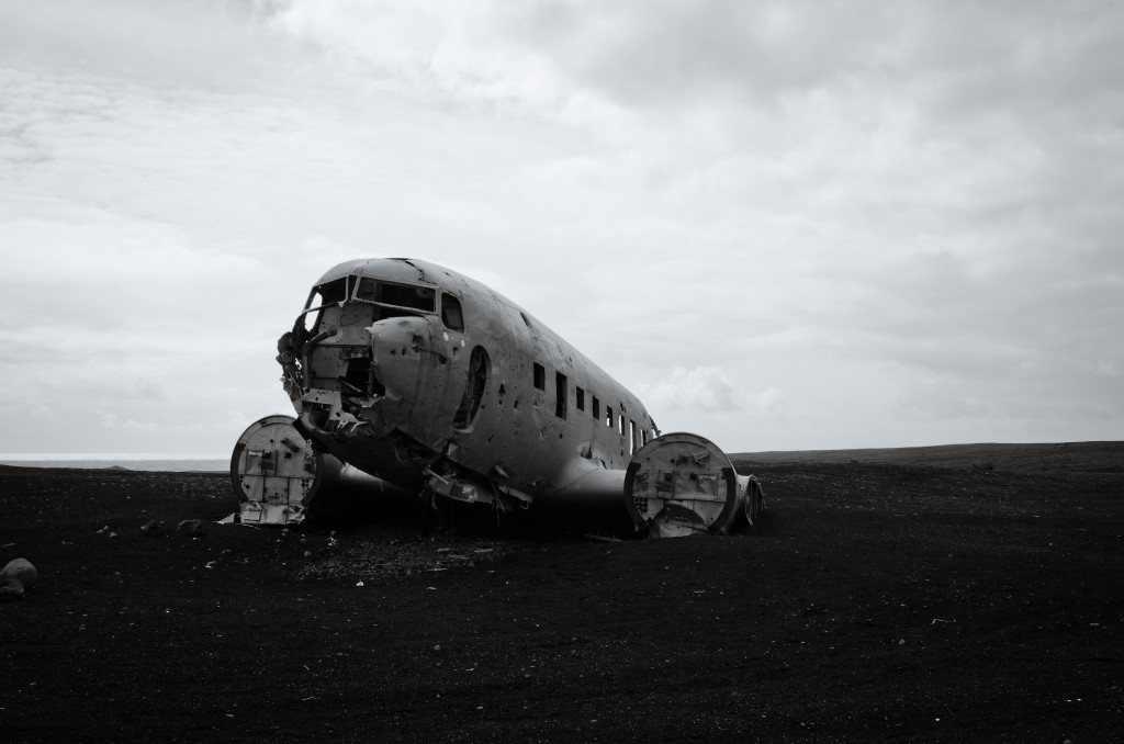Wrong time wrong place DC-3 Plane Wreck Iceland Island